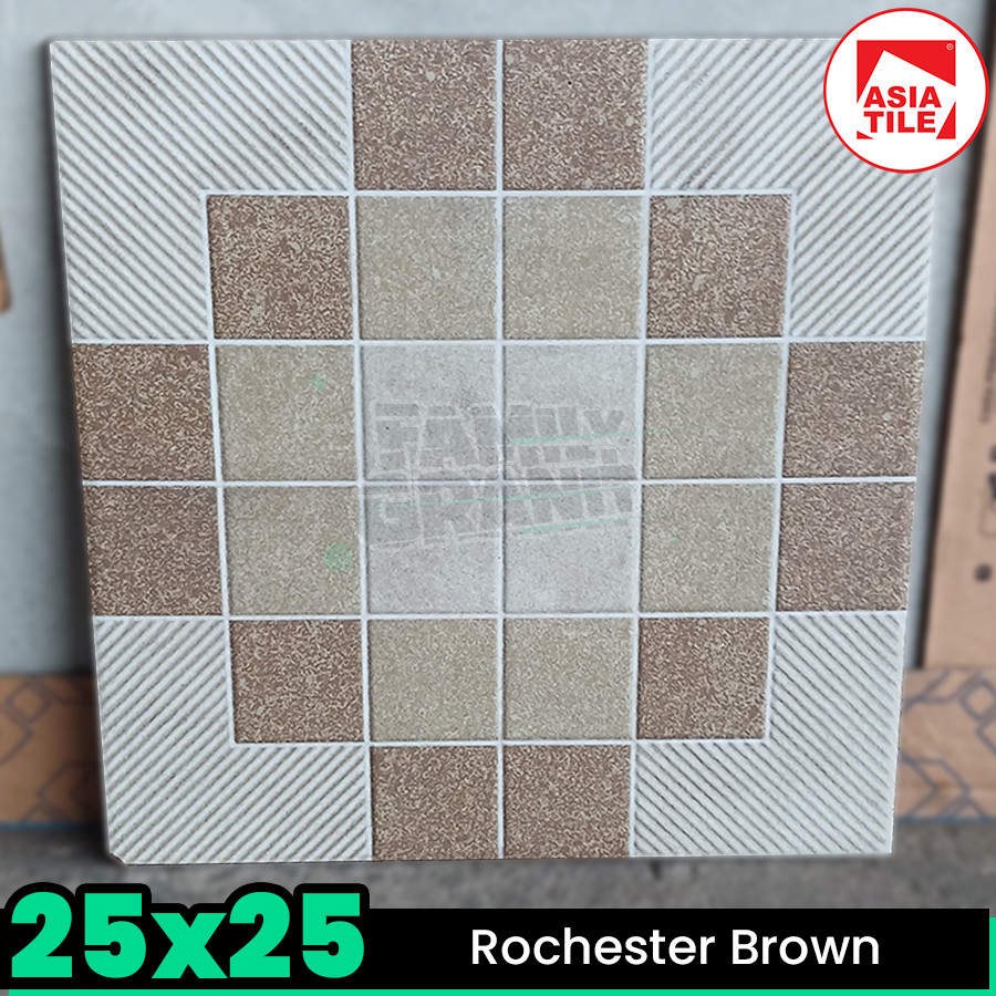 Asia Tile Rochester Brown - Family Granit | Qlike.id